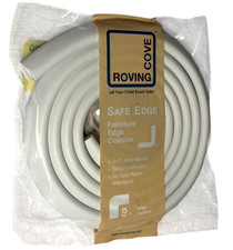 Roving Cove Safe Edge Furniture Cushion w/ 3M Tape 9 Feet - Oyster White