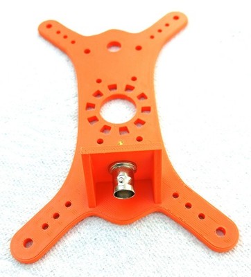 EFHW antenna winder with  BNC connector for your  FT-140 size toroid- Vented
