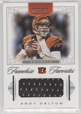 2012 National Treasures Franchise Favorites Materials 66/99 Andy Dalton #17 0v1
