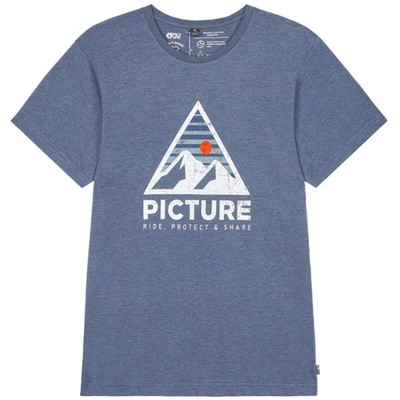Picture Organic Clothing Authentic Tshirt - dark blue melange