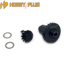 Hobby Plus HBP240540 Machined HD Helical Cut Pinion and Ring Gear 12T/24T CR18P