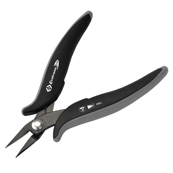CK Tools Ecotronic ESD Short Snipe Nose Pliers