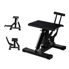 Dirt Bike Stand,Adjustable Height Motorcycle Stand Lift with 440Lbs Black