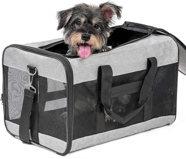 Hundebox Faltbar Transportbox FüR Hunde & Katzen, Reisefreundlich, Airline-image