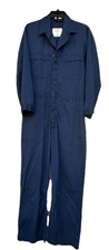 VTG Men's LS Navy Blue Coveralls -Distressed-38S