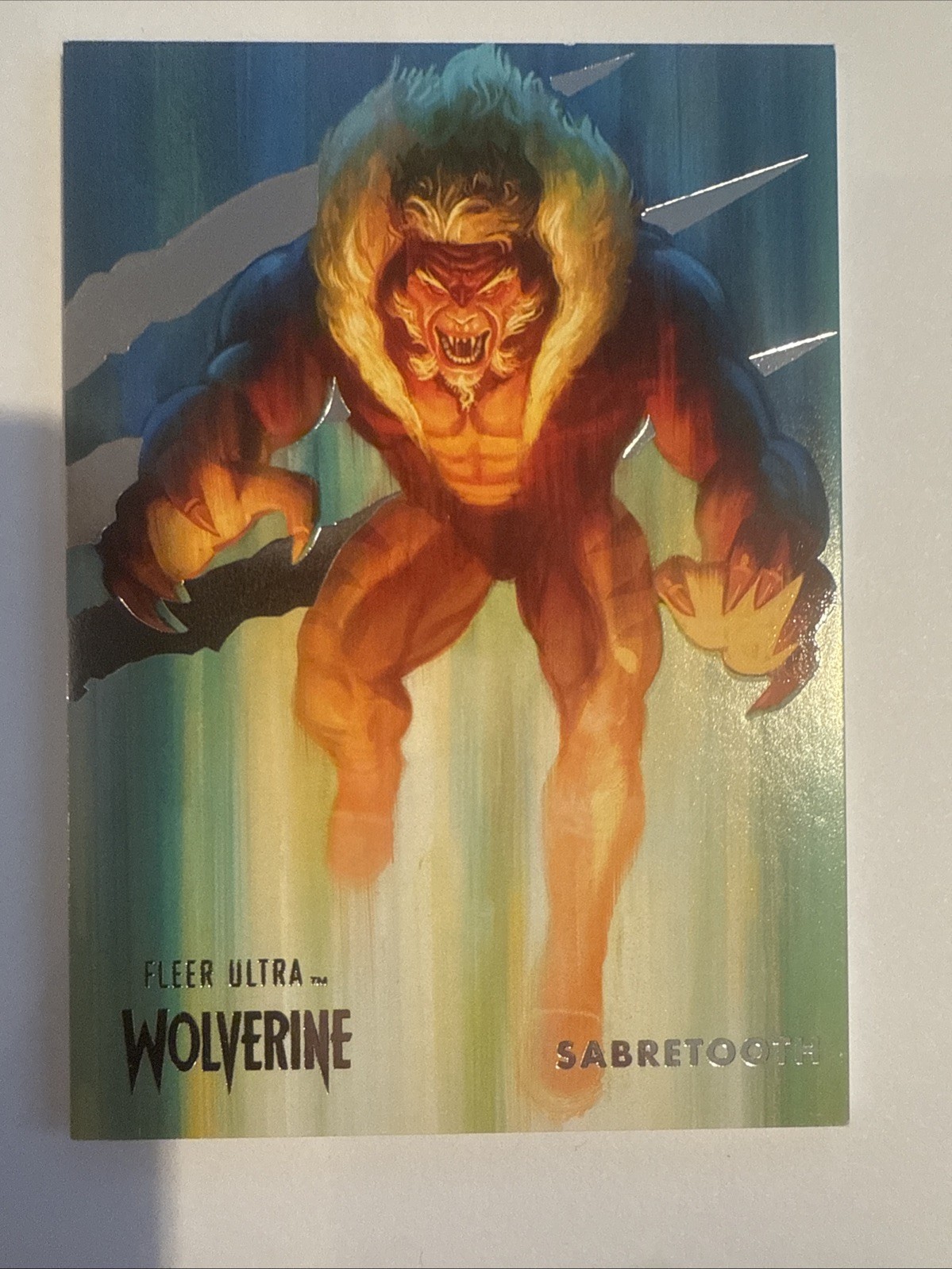 2023 Fleer Ultra Marvel Wolverine Sabretooth 4 Base