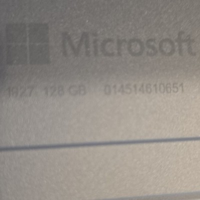 Microsoft 1927 Tablet 128GB 128 GB Silver MPN 1927