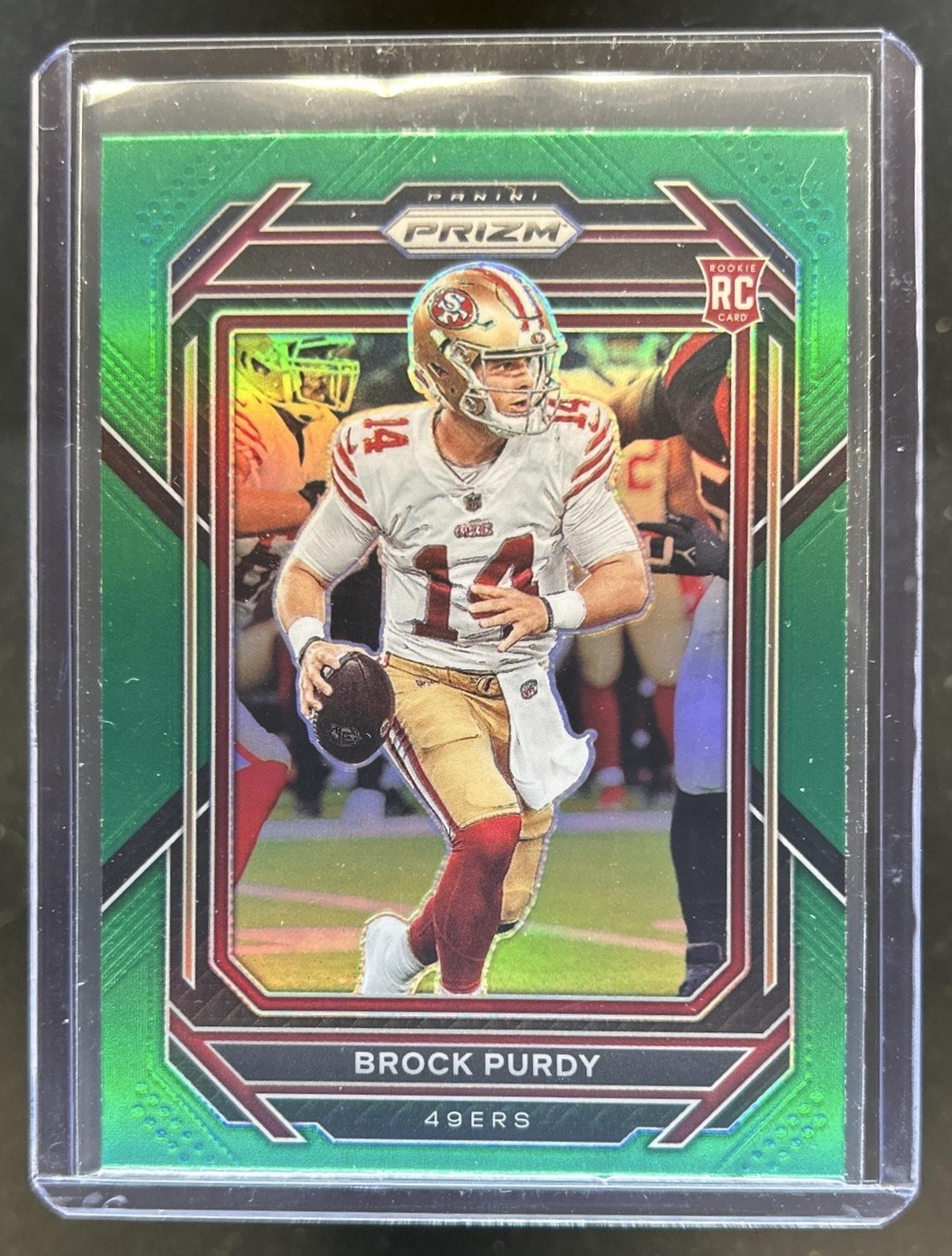 2022 Panini Prizm Brock Purdy RC Green Rookie #353 49ers