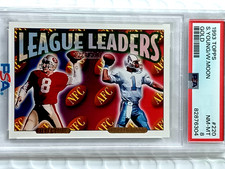 1993 Topps Gold  #220 S. YOUNG/ W. MOON League Leaders PSA 8 NM-MT