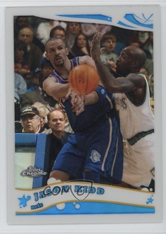 2005-06 Topps Chrome Refractor /999 Jason Kidd #32 HOF 4f5