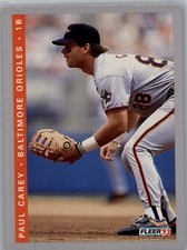 1993 Fleer Final Edition #F-158 Paul Carey