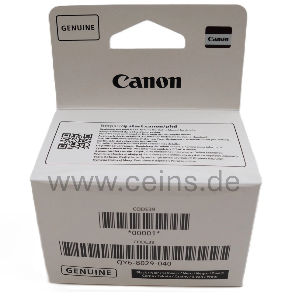QY6-8029-030 ✔ Original Canon Black Druckkopf Pixma G1530 G3520 GM2050 Europa - Bild 2 von 3