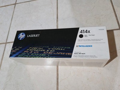 New Sealed Box Genuine OEM HP W2020X Black Toner 414X LJ Pro M454 9D03M3Ea