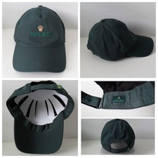 ROLEX Hat Iconic Gold Crown Logo 100 Microfiber Rolex Green Brand New Golf
