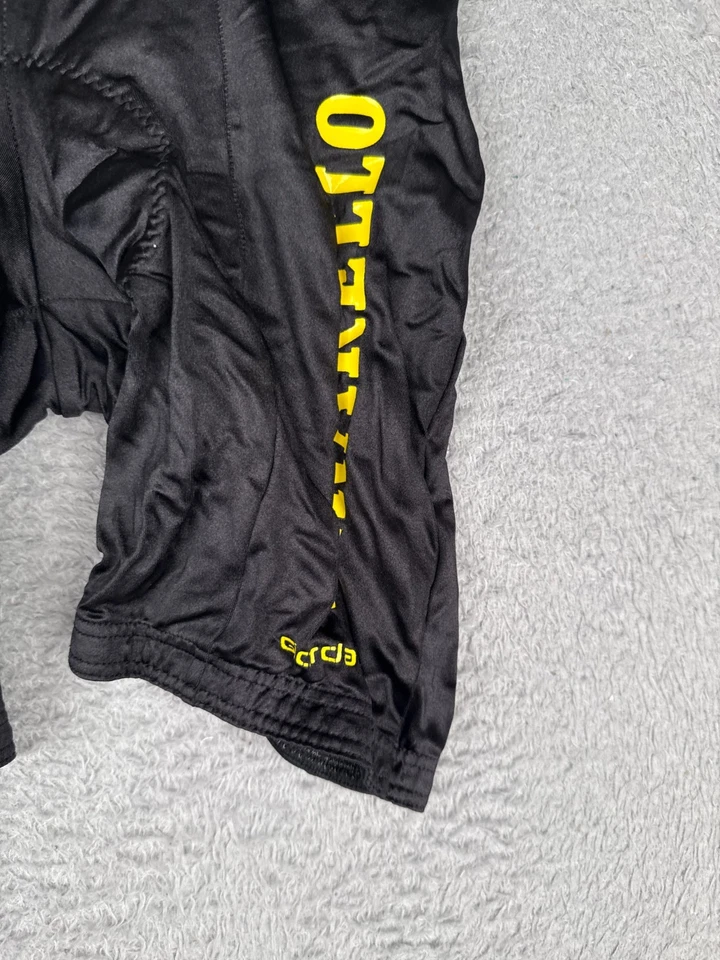Pantalones Cortos de Ciclismo Girodana DE COLECCIÓN Adultos EE. UU. Pequeños Negros Pinarello Hechos en Italia Acolchados Foto 2 de 4