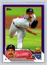 2023 Topps Spencer Strider Purple 602