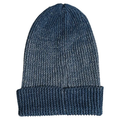 Chapeau DOLCE & GABBANA homme bleu lin côtelé tricot bonnet hiver taille uniq... - Photo 1/4
