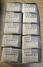 Honeywell Tap Lite Push Button Switches (6) Single Pole (4) 3 Way 25WS1 25WS2