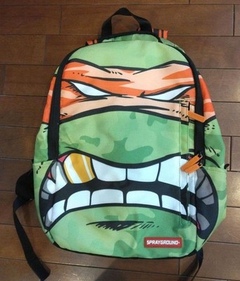 SPRAYGROUND x Teenage Mutant Ninja Turtles Michelangelo Backpack Orange Rare JP