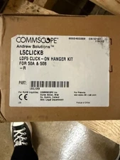 L5CLICKB - Commscope double Click-on Hanger for 7/8 in coaxial cable