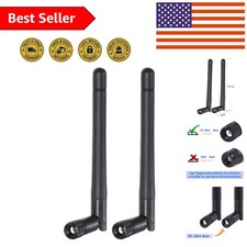 Dual Band 2-Pack WiFi Antenna 3dBi MIMO RP-SMA for Enhanced Connectivity