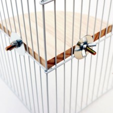 2 Pcs Parrot Play Stand Perches for Cage Parakeet Platform Bird Standing
