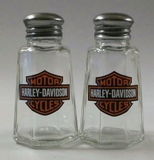 A Set of HarIeyDavidson Shield Salt & Pepper Shakers