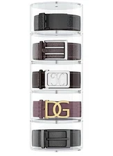 Magnetic Stacking Acrylic Organizer Case for Belts Watches Jewelry 5pc Storage