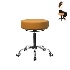 Heavy Duty Rolling Stool with Wheels,Hydraulic Swivel Salon Chair for Spa Off...