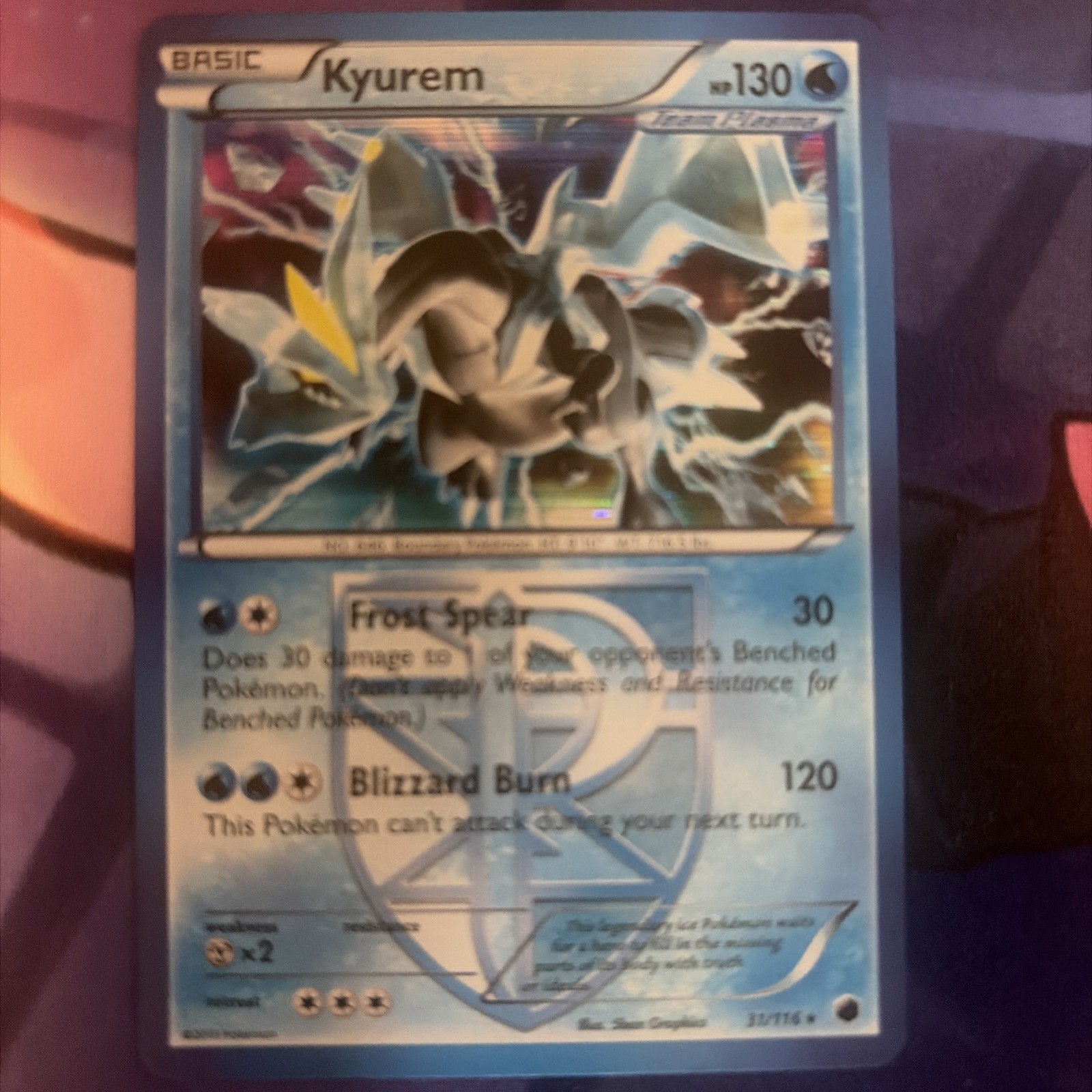 Kyurem (Team Plasma) 31/116 Plasma Freeze Holo LP