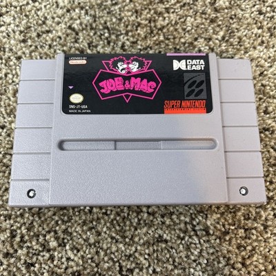 Joe & Mac (SNES Super Nintendo) Authentic - Tested - Free Shipping 