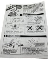 Vtg Tyco Harley Davidson Slot Car Racing Set 1992 -Original Owner's Manual Copy