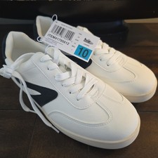 DV by Dolce Vita Ladies' Vasser Fashion Sneakers White Black 10