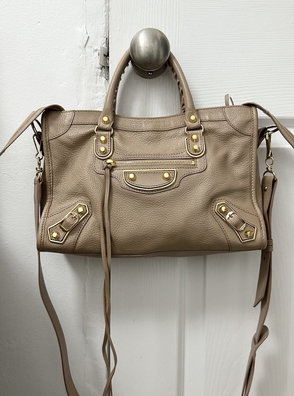 Balenciaga City Small Rose Beige RRP £1750 Very Good Condition
