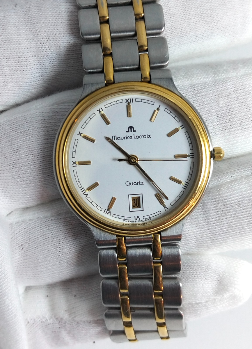 Maurice Lacroix Les Classiques 69486 Two-Tone Swiss Quartz White