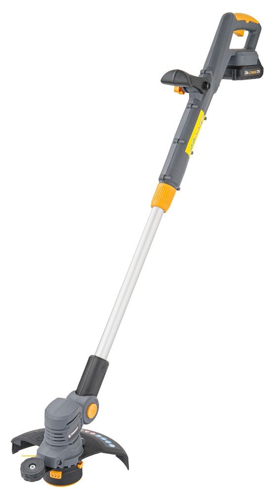 Tondeuse à gazon sans fil pour pelouse et mauvaises herbes de jardin avec batterie rechargeable