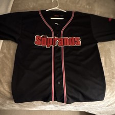The Sopranos HBO Promotional Jersey Black Size L 100% Polyester