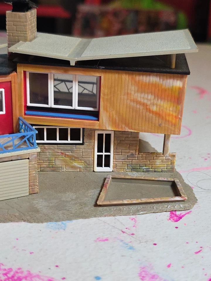 Faller Ho Scale Villa In Tissin House Artistic Fun Layout Model #271 Assembled - Image 4 of 4