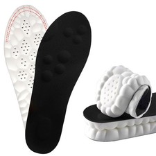4D Cloud Soles for Men Women,Cloud Men: 8-8.5/Women: 9-9.5, Black