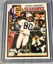 1979 Topps Steve Largent Seattle Seahawks #198 AFC All Pro WR Football Card
