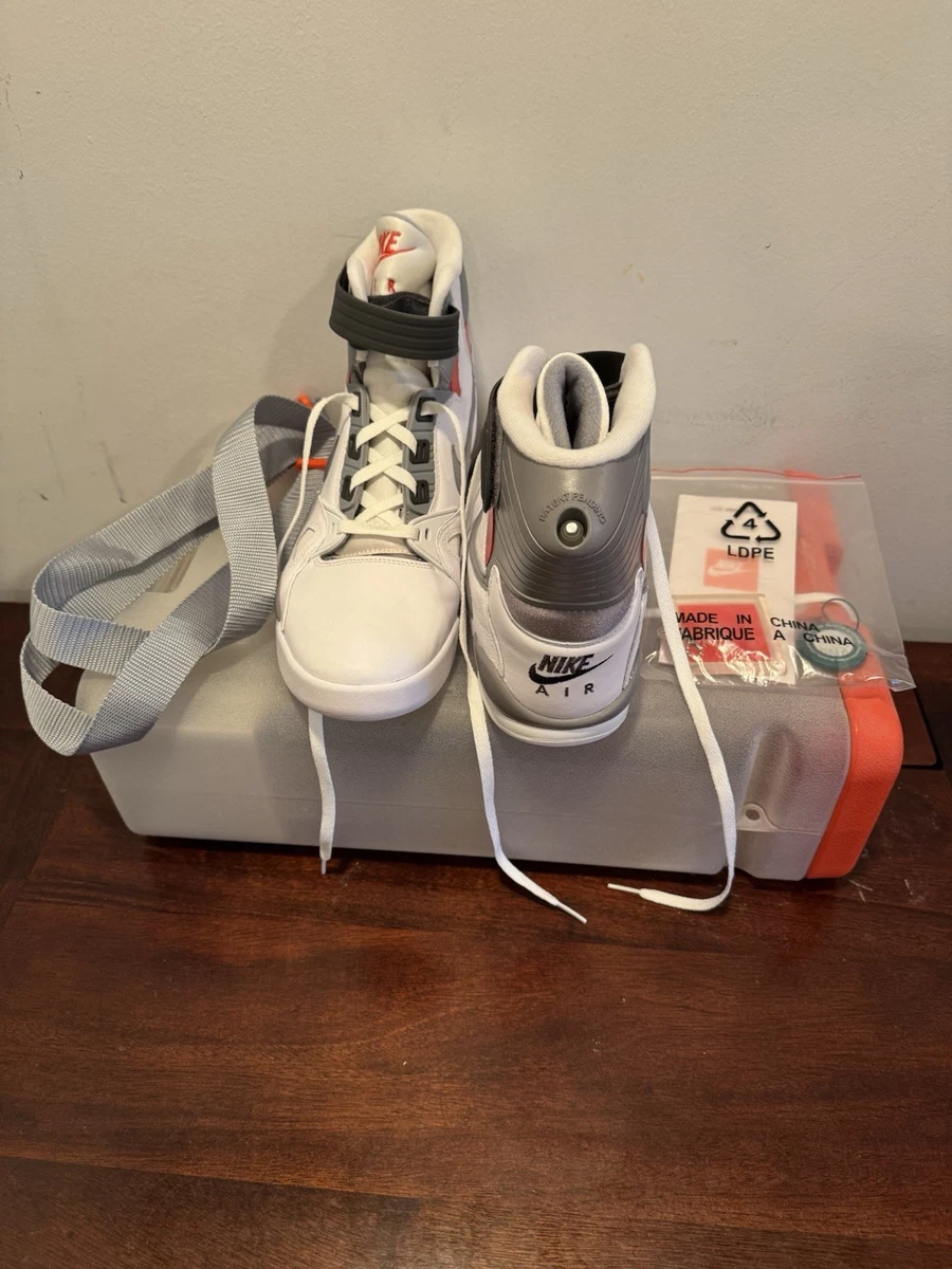 Nike Air Pressure Retro White Cement Grey (2016) Us M Men display picture 3