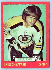 GREG SHEPPARD 1973-74 O-PEE-CHEE 73-74 #8 NRMINT+ (LITE BACK)          95856