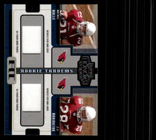 2005 PLAYOFF HONORS ANTREL ROLLE RT-6 J.J. ARRINGTON RC TANDEM JERSEYS CARDINALS