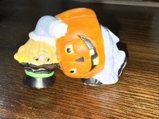 Scarecrow Jack Lantern Figurine Fun Halloween Decor 1.5  