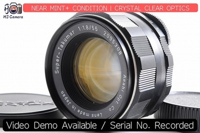 [NEAR MINT+] Pentax Super Takumar 55mm f/1.8 MF Standard Prime Lens M42 Japan