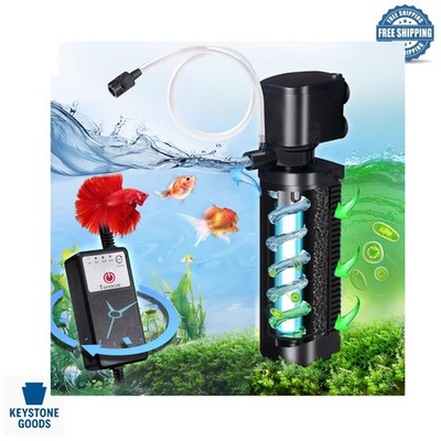 Aquarium U-V Filter with Timer & Power Pump for 20-75 Gallons