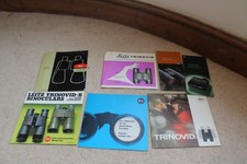 job lot  26  Vintage new Leica Leitz Binoculars Brochures