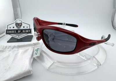 OAKLEY ENCOUNTER METALLIC RED GREY WOMENS SUNGLASSES OO9091  display picture 1