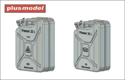 Plus Model DP3087 - 1/35 German canisters early - BROSE u CO COBURG, ABP - Neu