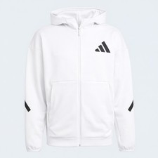 Adidas Men's Z.N.E. Full-Zip Hooded Track Jacket in White, is a versatile and...